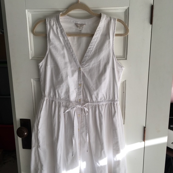 Gap White Button Front Dress | 0 - Picture 2 of 5